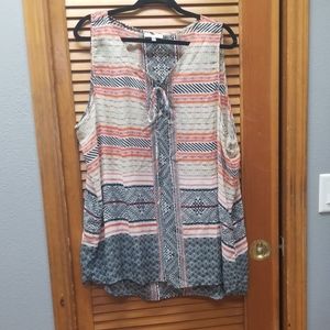 Plus Size Sheer Tank